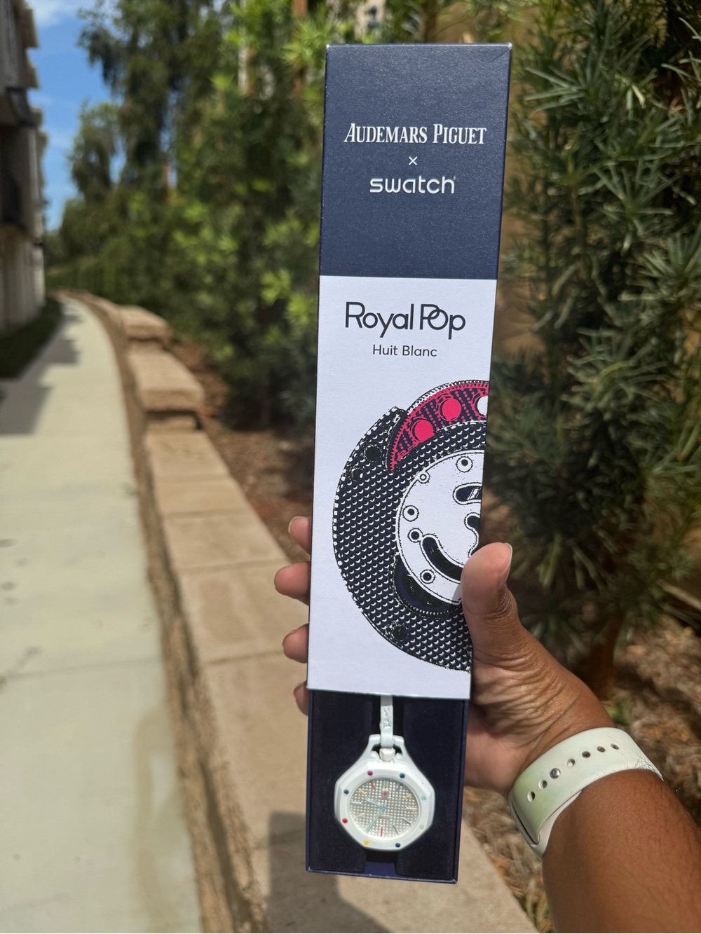 Audemars Piguet x Swatch Royal Pop Huit Blanc Watch